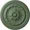 Ekena Millwork Chester Ceiling Medallion (Fits Canopies up to 2 1/4"), 15 3/4"OD x 1 7/8"P, Athenian Green CM15CHAGF - alternate 1